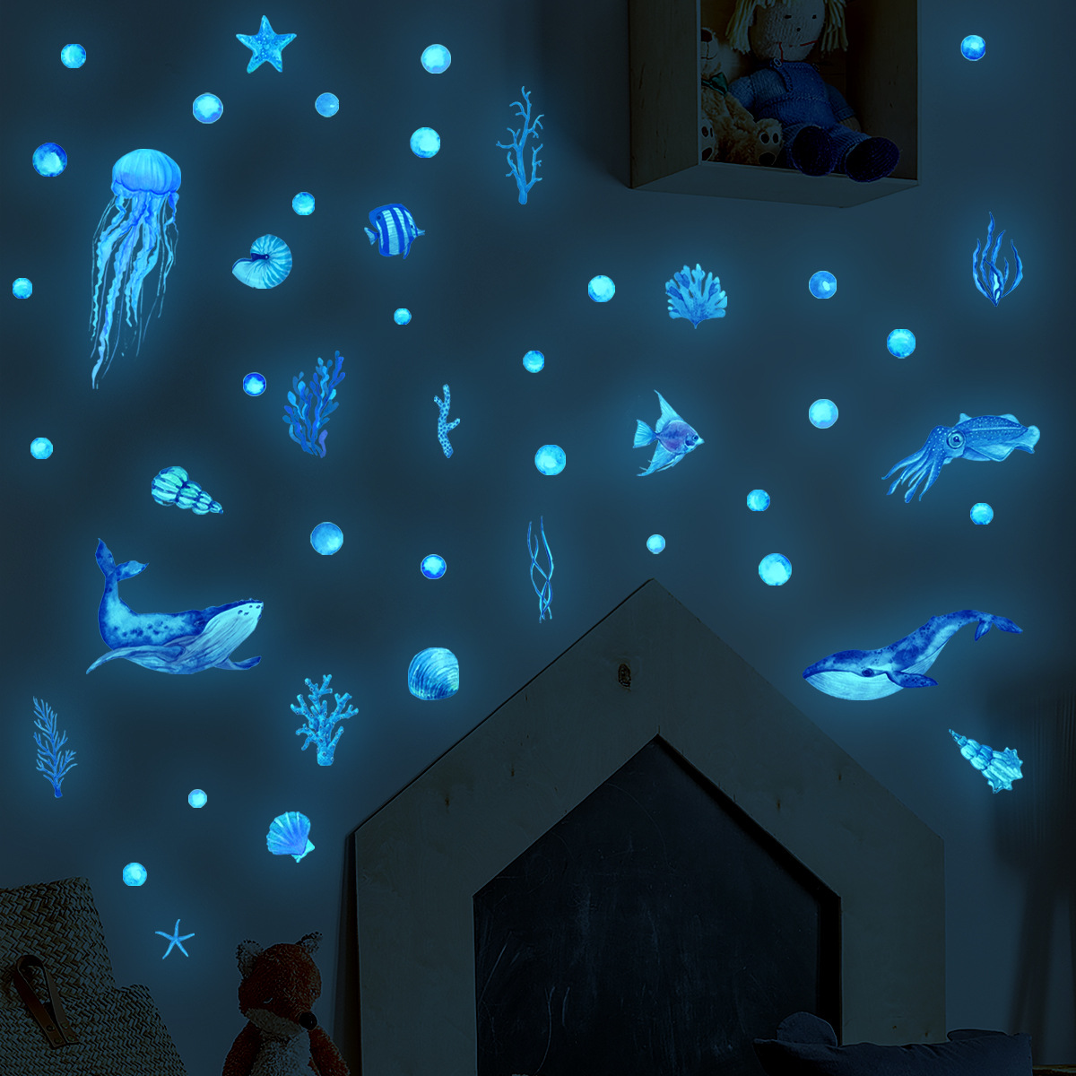 Lighting World Decor - Наклейки на стену с подводным миром