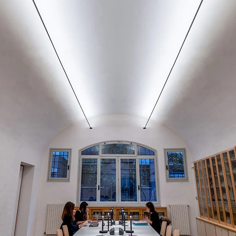 Lighting Decoration On Wall - Современный черно-белый линейный настенный светильник Skyline,