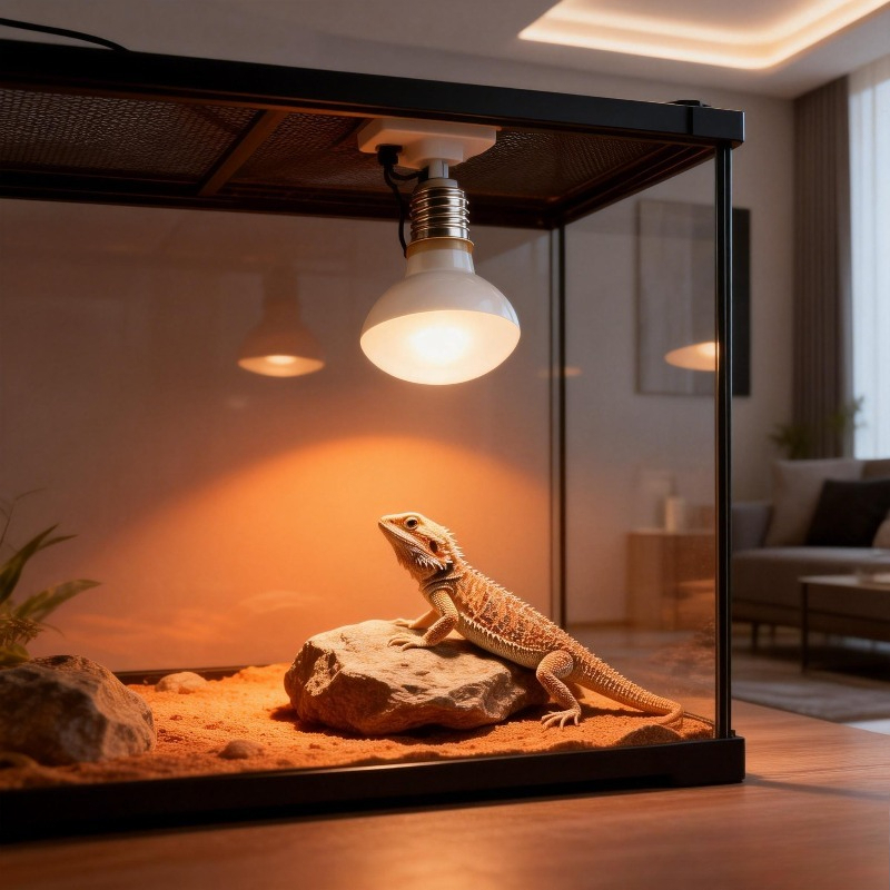 Gecko Lighting & Decor - Лампа UVA для обогрева рептилий: тепловая