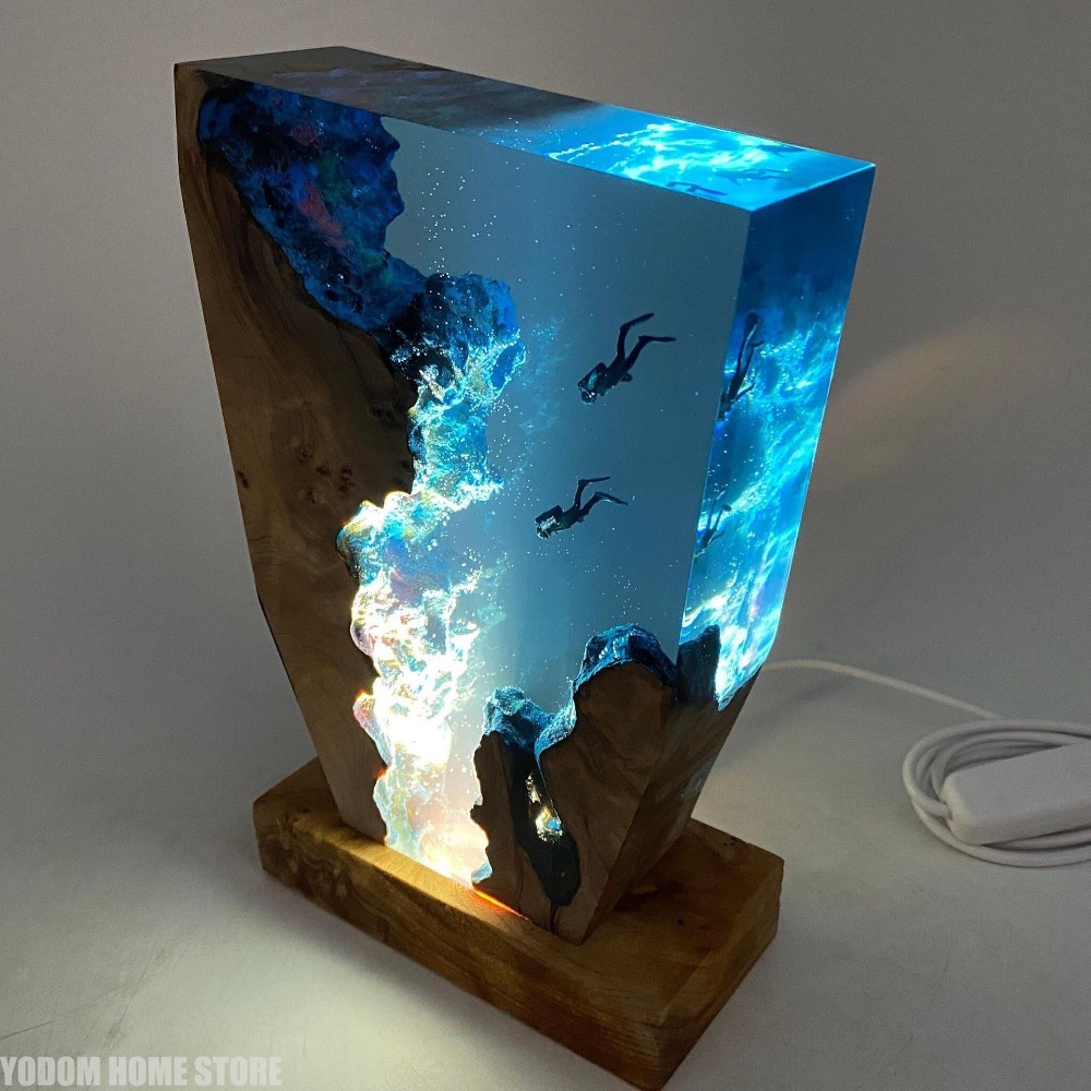 Lighting World Decor - Новая настольная лампа из смолы «Организмы