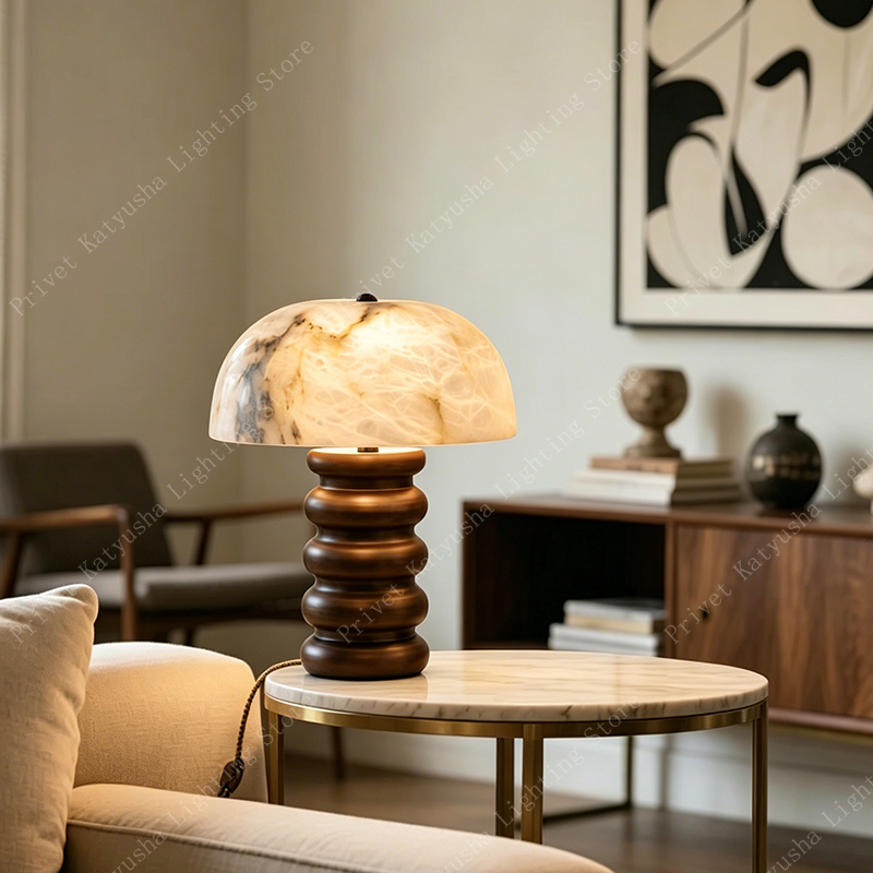 Lighting Home Decor Items - Ретро-настольная лампа в форме гриба из