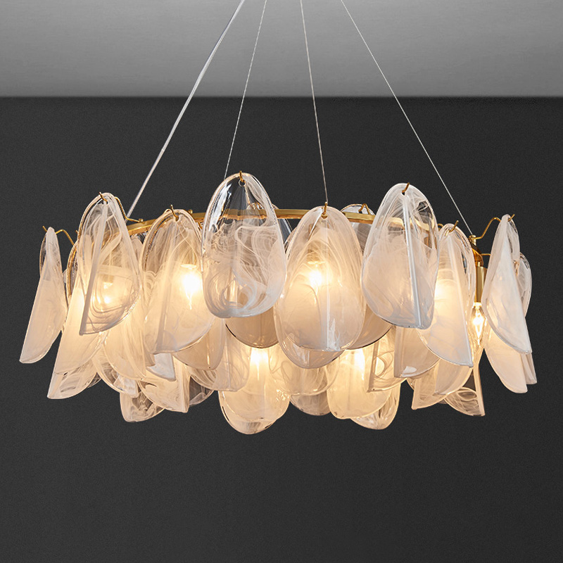 Lighting Home Decor Items - Роскошные стеклянные люстры, светильники для гостиной,