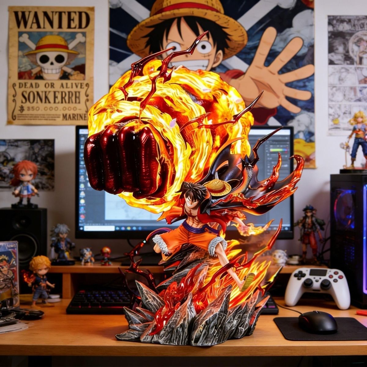Lighting Home Decor Products - Коллекционная статуэтка LZ Karmic Fire Luffy