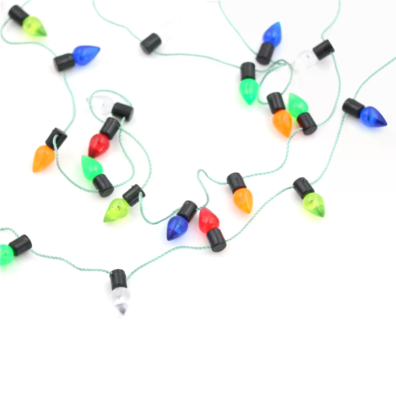 Decor Lighting Discount - 1-метровая тонкая миниатюрная разноцветная пластиковая гирлянда