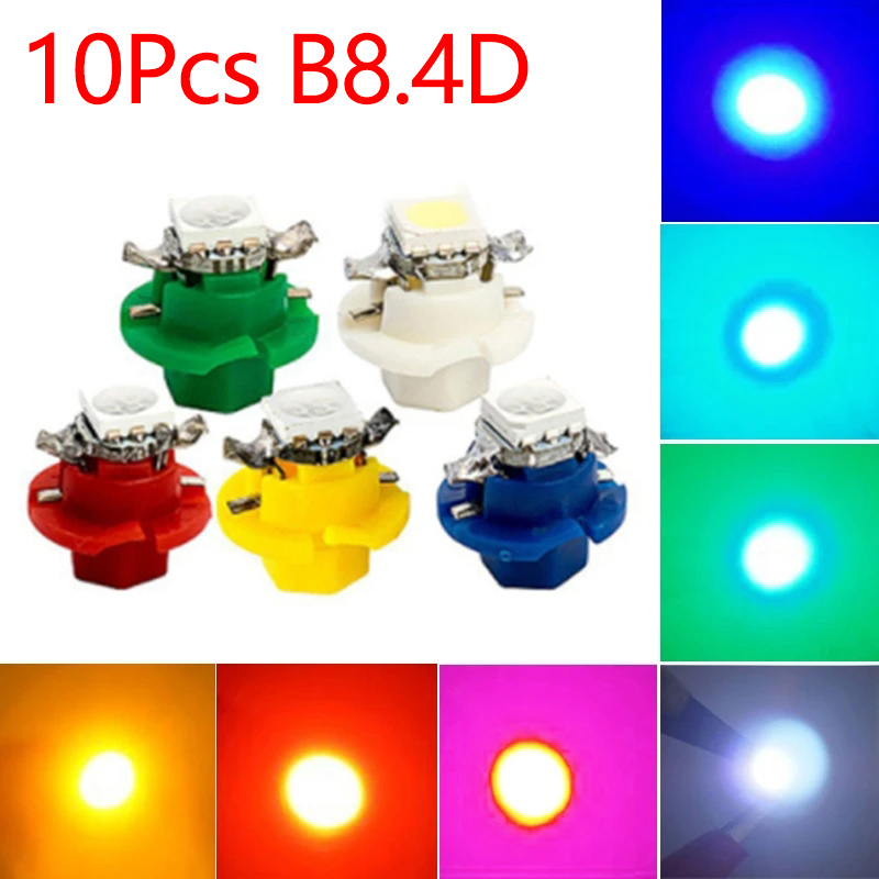 Colour Changing Bulb - 10 шт., 12 В, 7 цветов,