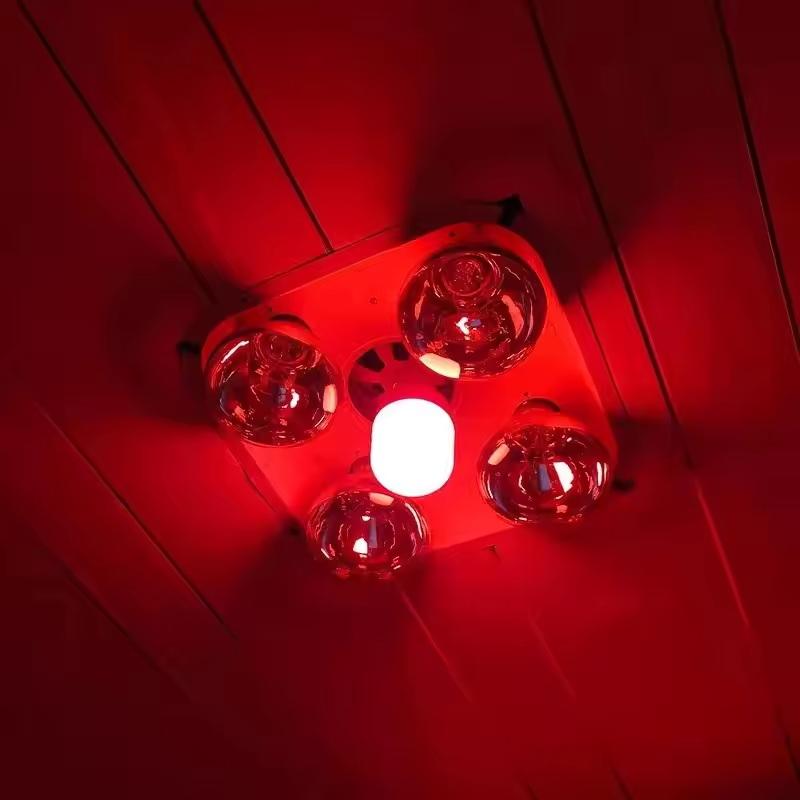 Lighting Christmas Decor - Новая мощная красная светодиодная лампа E27/B22
