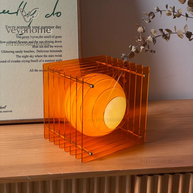 Office Lighting Decor - Художественная настольная лампа с RGB-подсветкой, акриловая,