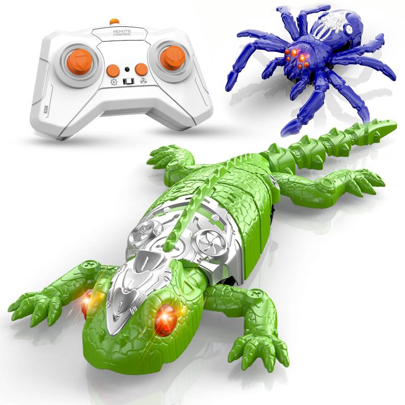 Gecko Lighting & Decor - Игрушка-робот на радиоуправлении: Геккон/Паук, лазающий по