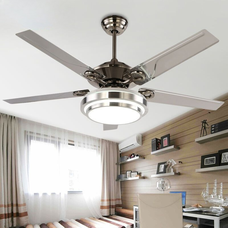 Lighting Decoration On Wall - Скандинавский декоративный потолочный вентилятор с подсветкой