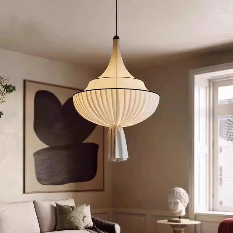 Japanese Lighting Decor - Японская ретро-люстра в стиле Ваби-Саби из