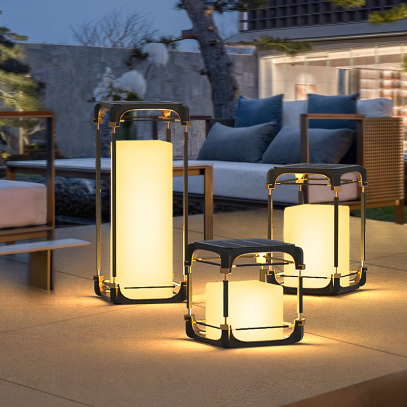 Decor Lighting Floor Lamps - Светящийся торшер во дворе, солнечное светодиодное