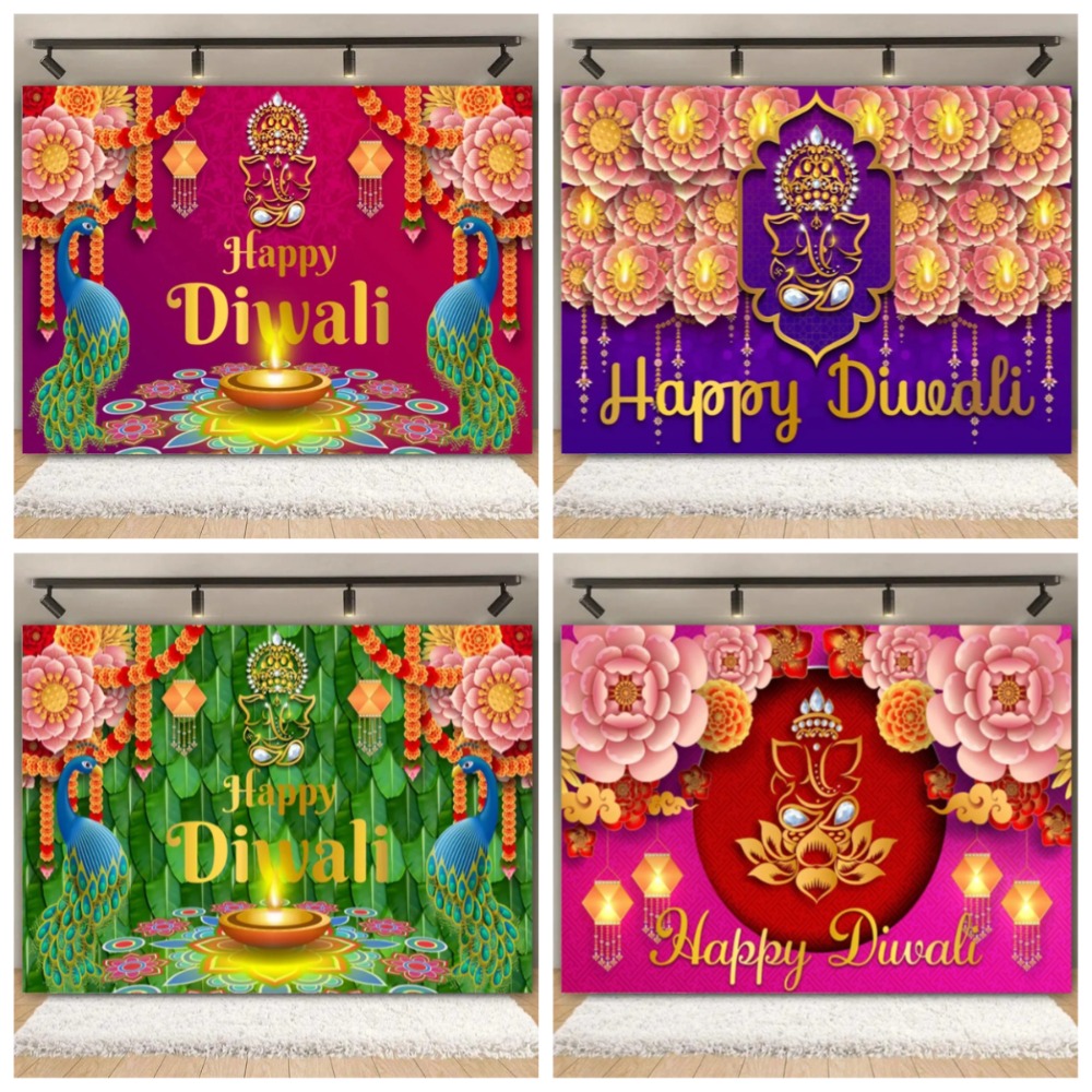 Lighting Decoration For Diwali - Фон для фестиваля Дивали, индийский традиционный