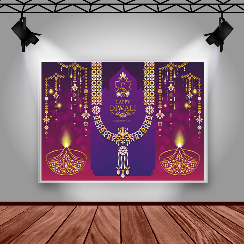 Фон для фотосъемки Happy Diwal – обзор и цена Lighting Decoration For Diwali