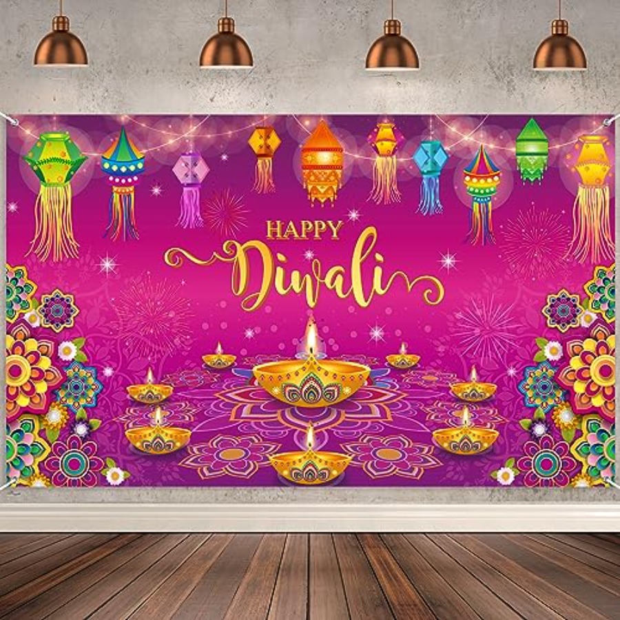 Декоративный баннер-фон для Ди – обзор и цена Lighting Decoration For Diwali