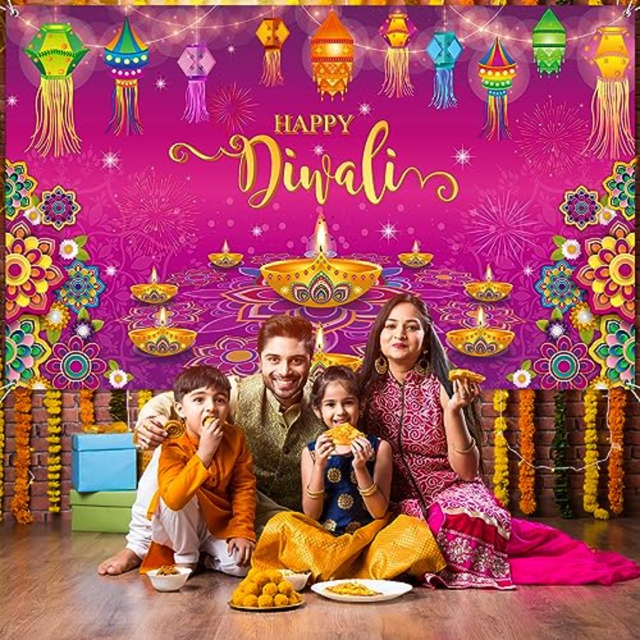 Декоративный баннер-фон для Ди – обзор и цена Lighting Decoration For Diwali