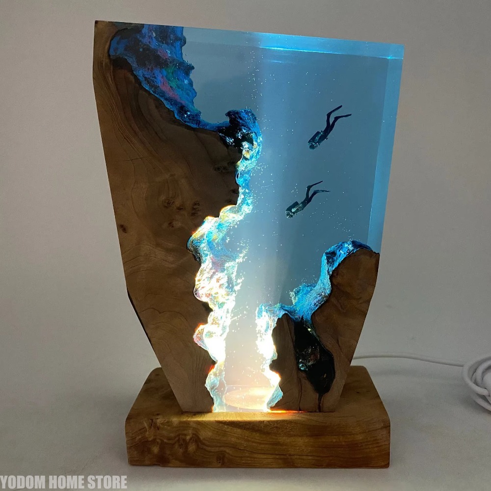 Новая настольная лампа из смол – обзор и цена Lighting World Decor