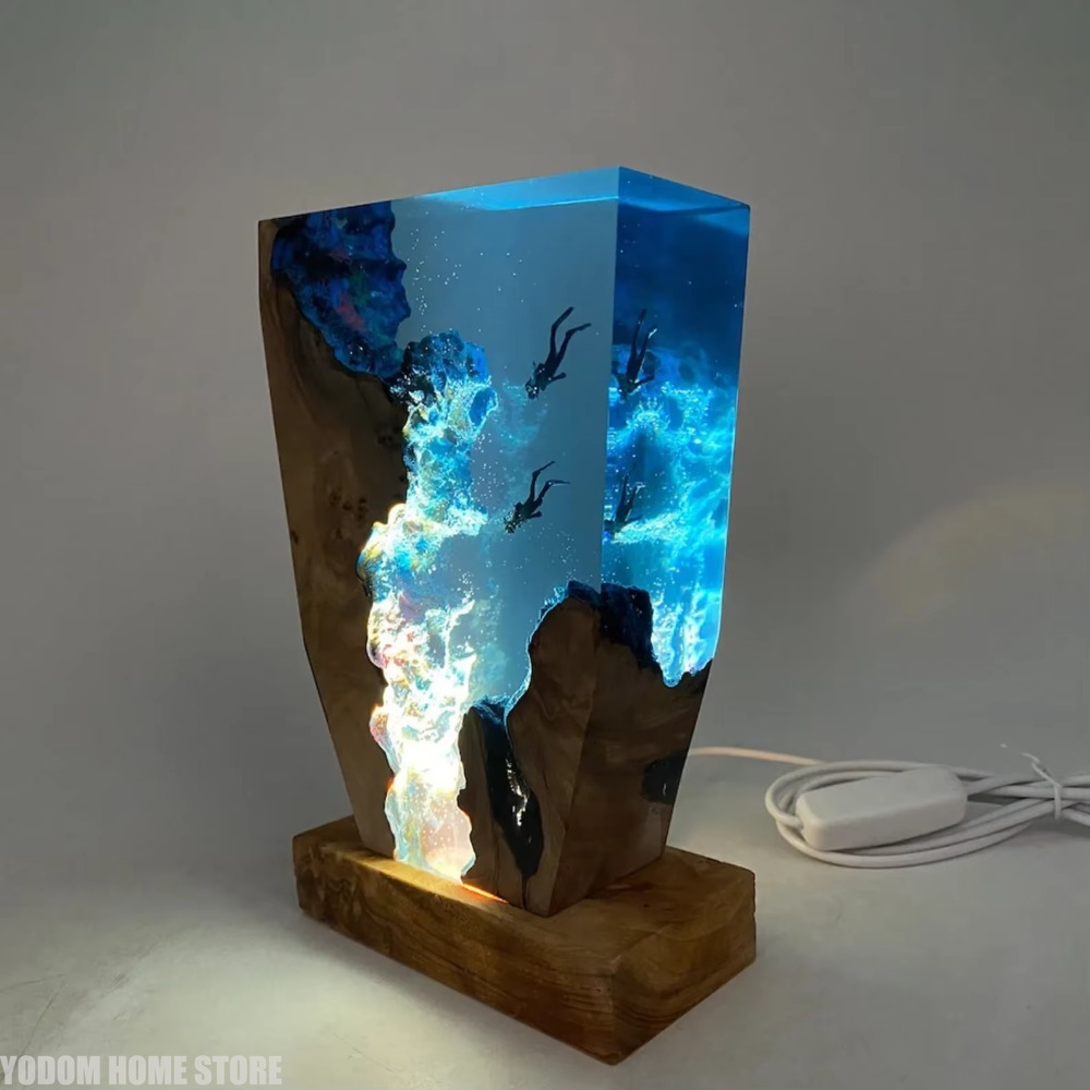 Новая настольная лампа из смол – обзор и цена Lighting World Decor