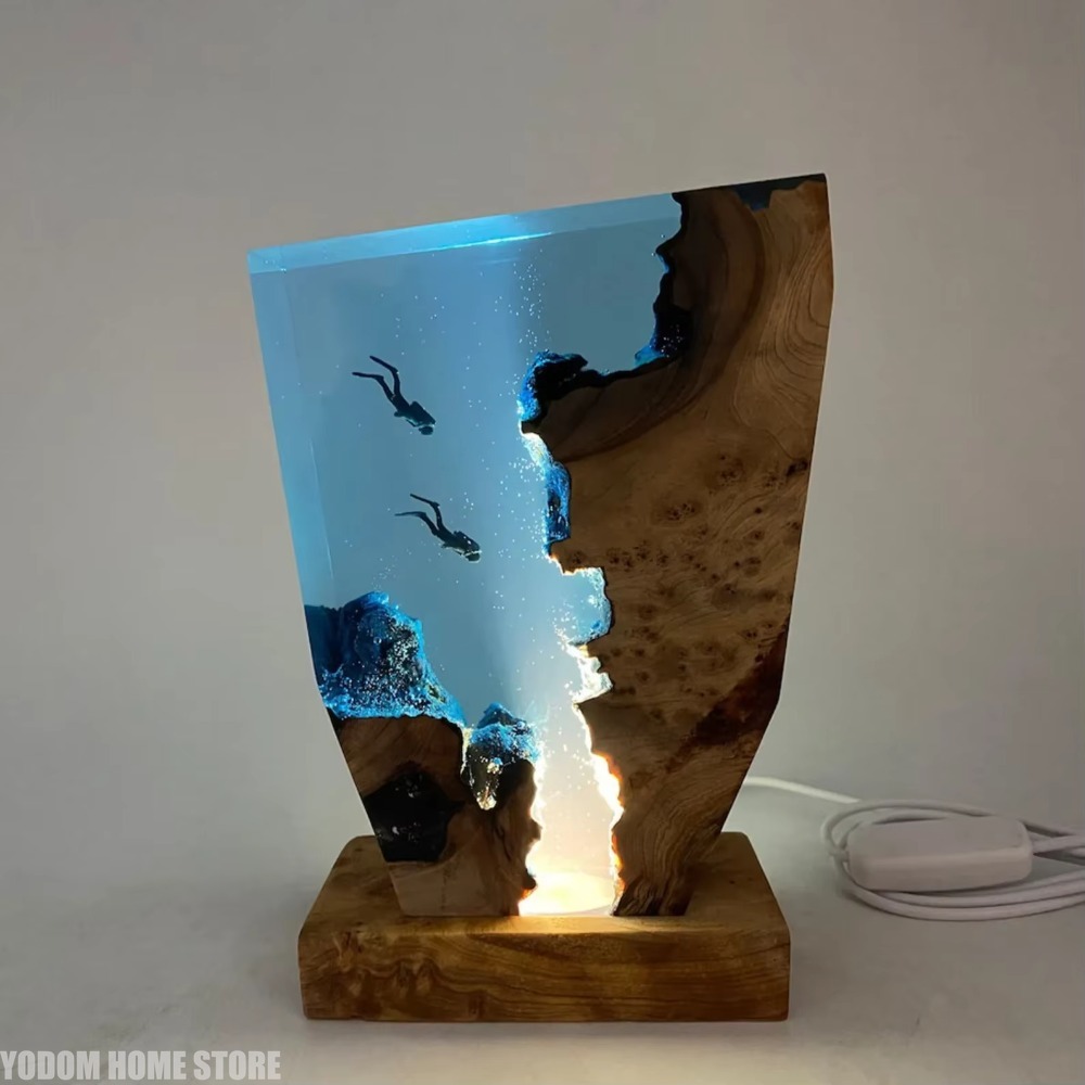 Новая настольная лампа из смол – обзор и цена Lighting World Decor