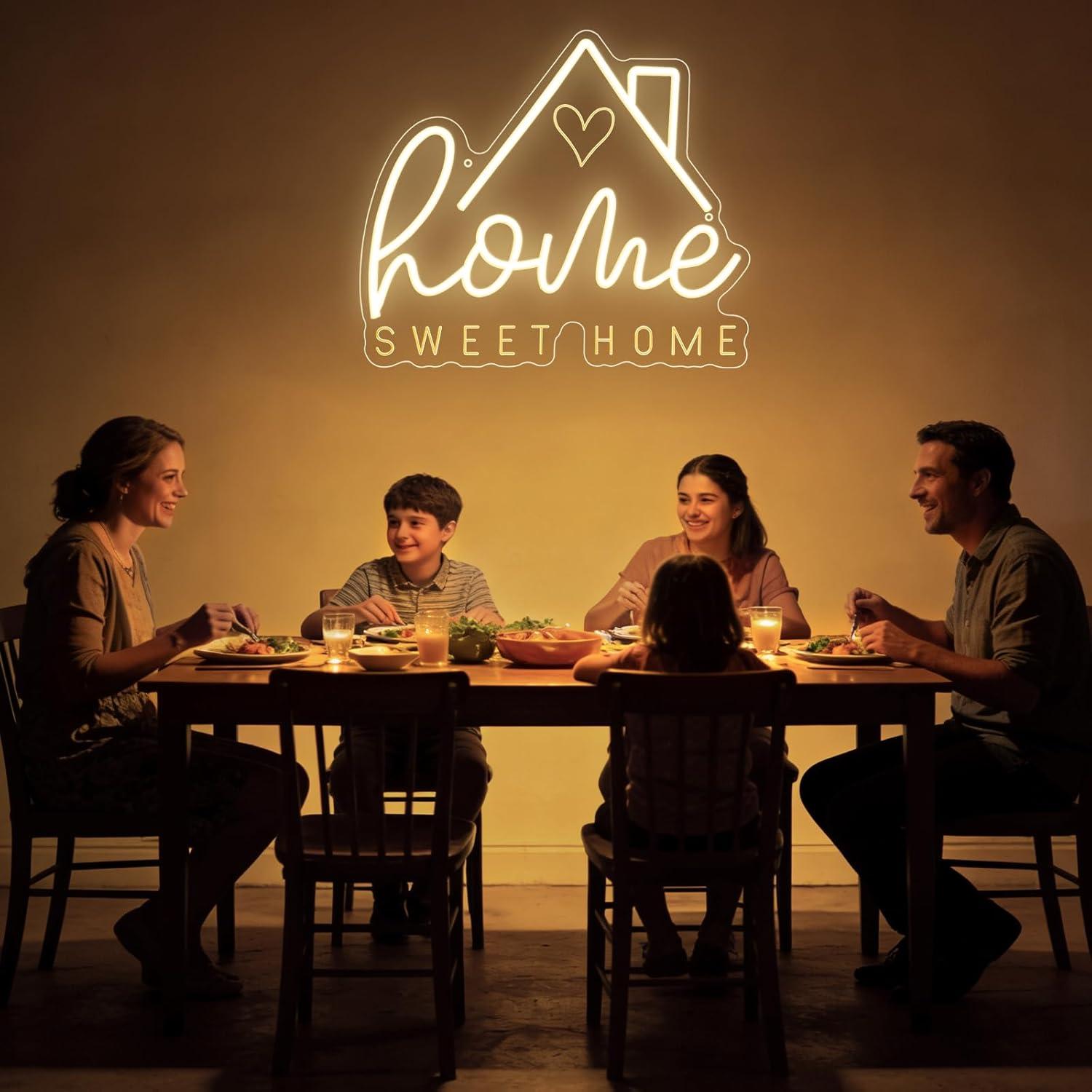 Неоновая вывеска «Sweet Home»  – обзор и цена Lighting Decoration For Home