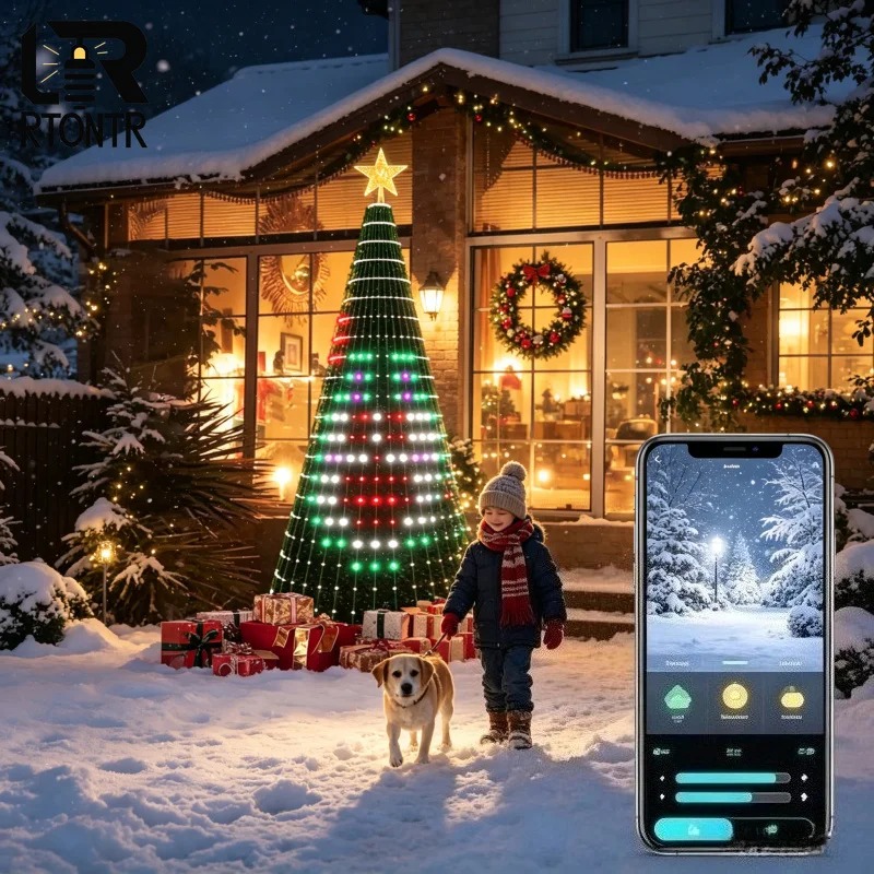 Умная RGB-гирлянда для верхушк – обзор и цена Lighting Christmas Decor