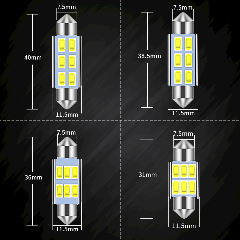 4 шт. C5W светодиодный автомоб – обзор и цена Colour Changing Bulb