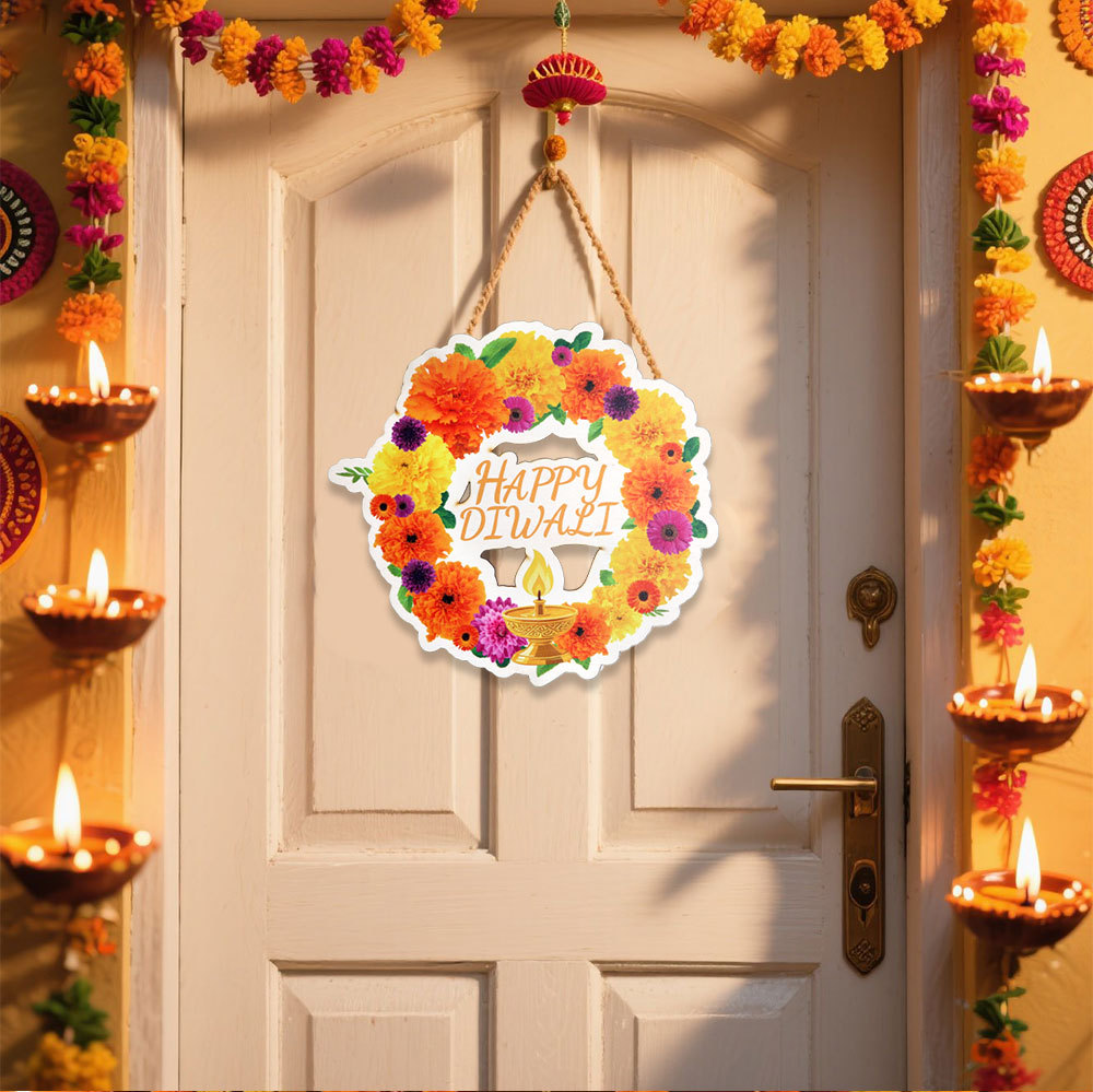 Декор «Лотос и павлин Дивали»  – обзор и цена Lighting Decoration For Diwali