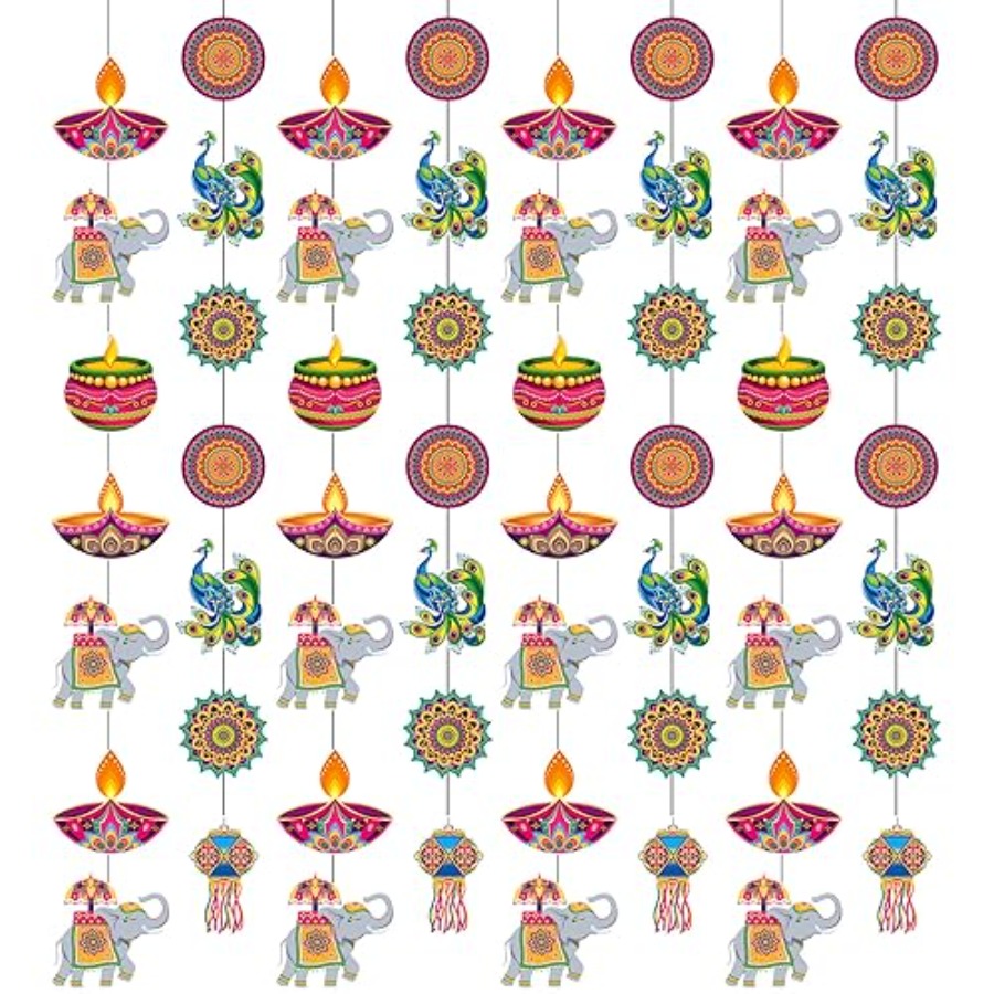 Набор из 8 подвесных украшений – обзор и цена Lighting Decoration For Diwali
