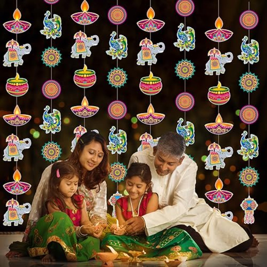 Набор из 8 подвесных украшений – обзор и цена Lighting Decoration For Diwali