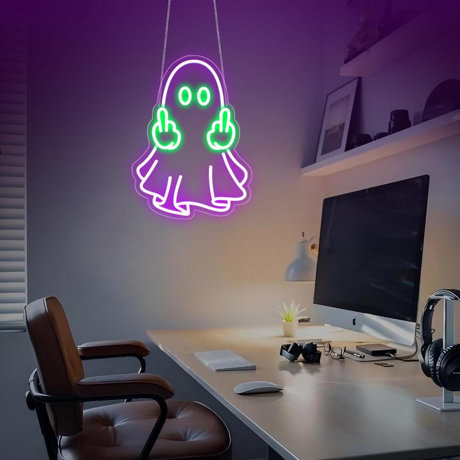 Неоновая вывеска «Призрак» с U – обзор и цена Lighting Decoration For Home