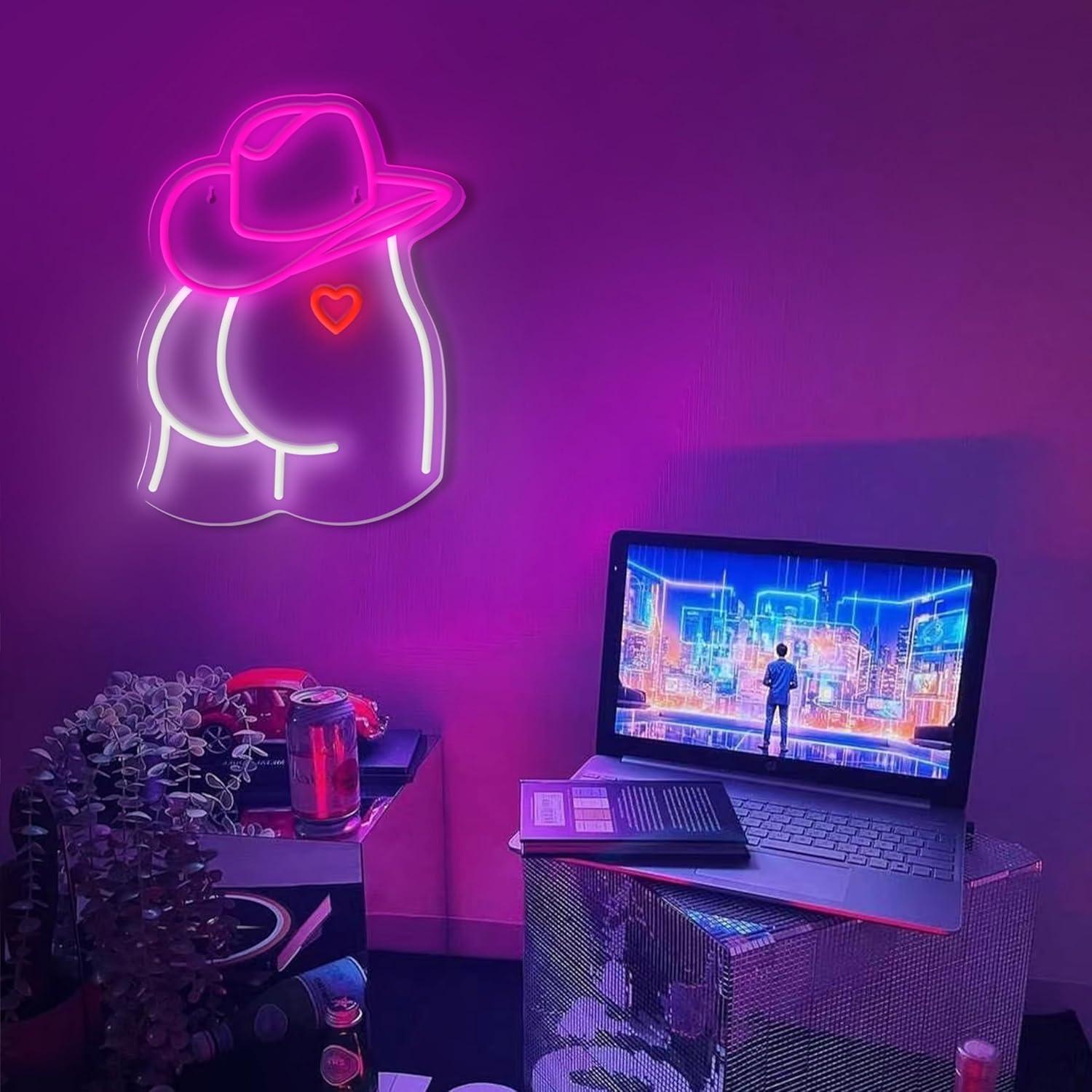Неоновая вывеска «Каубойша» с  – обзор и цена Lighting Decoration Wedding