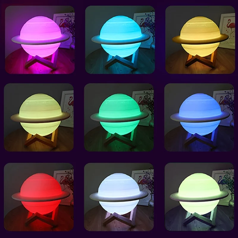 LED Ночник светильник 3D печат – обзор и цена Colour Changing Bulb