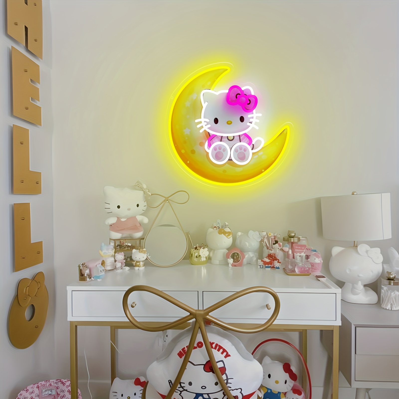 Неоновая LED-лампа Hello Kitty – обзор и цена Lighting Decoration On Wall