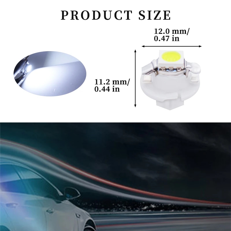10 шт., 12 В, 7 цветов, B8.4,  – обзор и цена Colour Changing Bulb