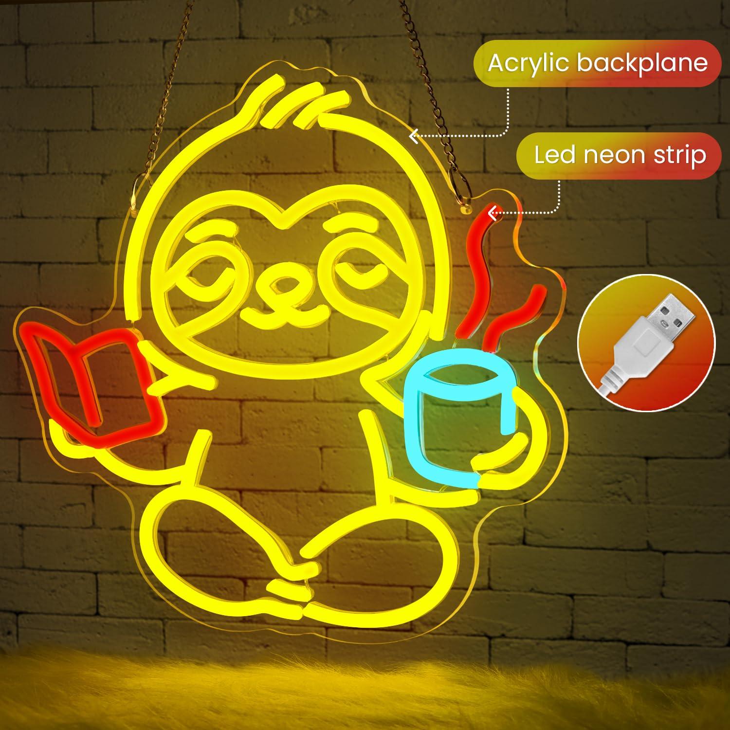 Неоновая вывеска «Ленивец» с U – обзор и цена Lighting Decoration For Home