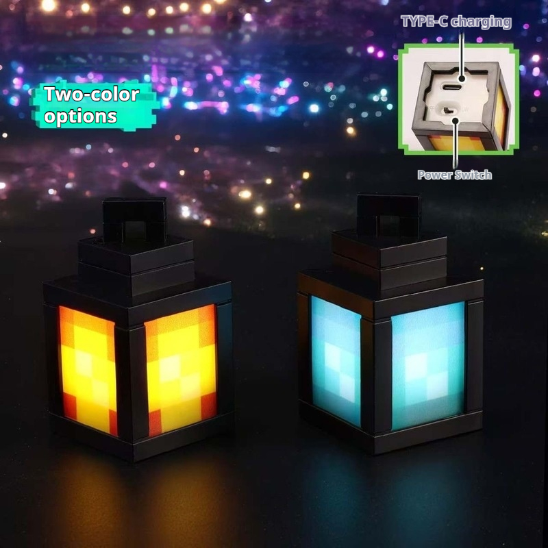 Брелок-фонарик Minecraft, мини – обзор и цена Lighting Decor Minecraft