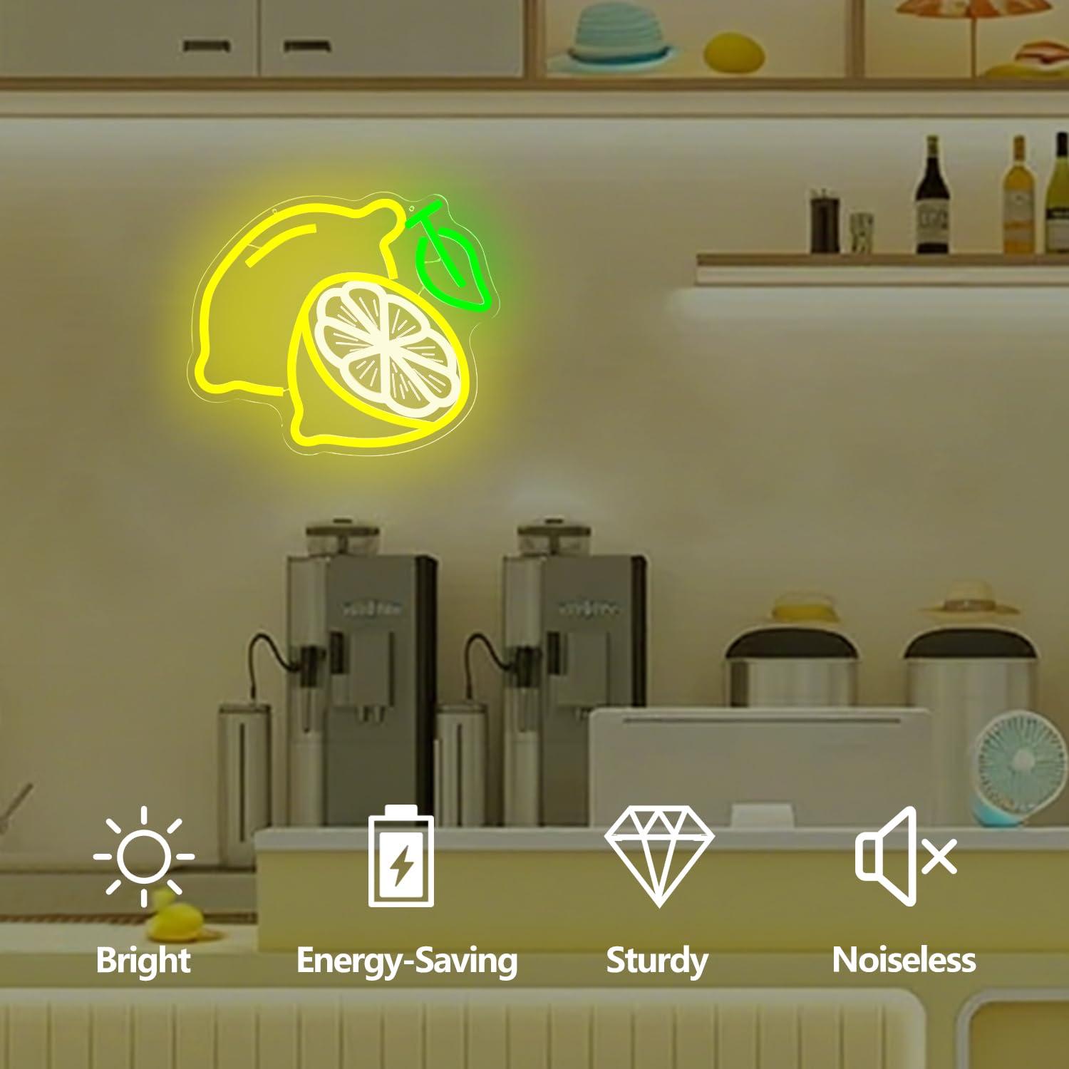 Неоновая вывеска в виде лимона – обзор и цена Lighting Decoration For Home