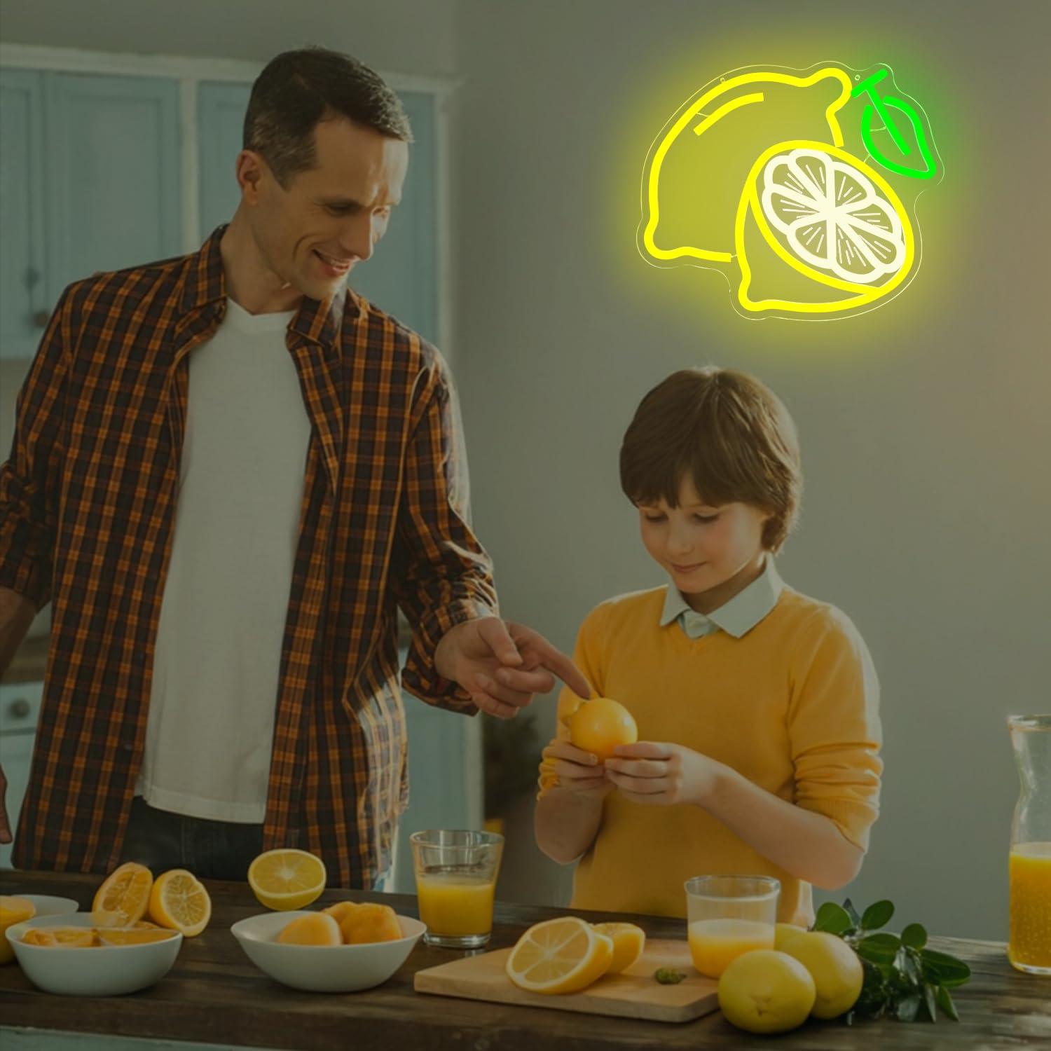 Неоновая вывеска в виде лимона – обзор и цена Lighting Decoration For Home