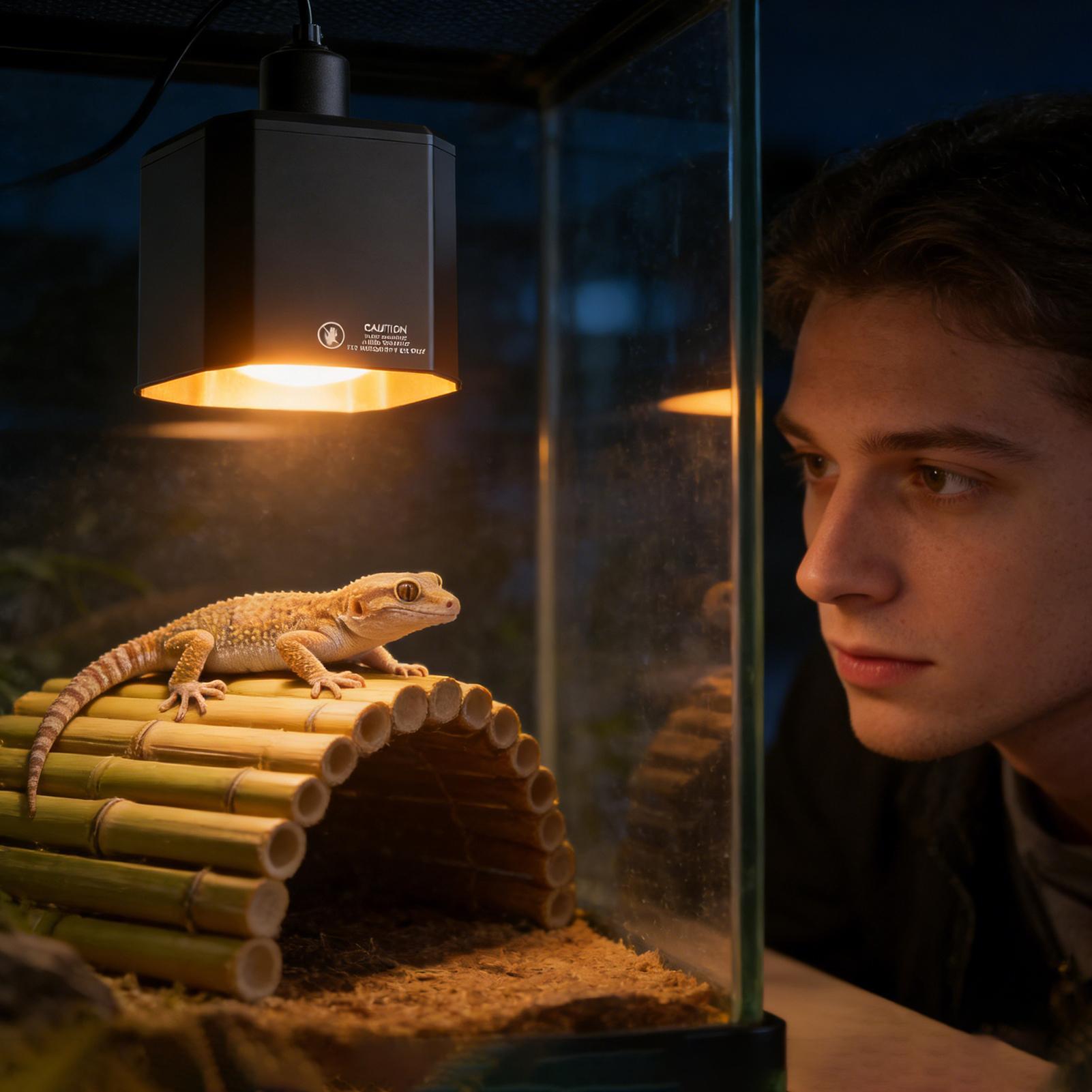 Тепловой светильник для рептил – обзор и цена Gecko Lighting & Decor