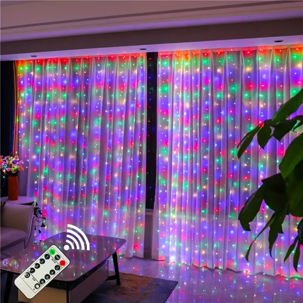 Светодиодная гирлянда-штора US – обзор и цена Restaurant Lighting Decoration