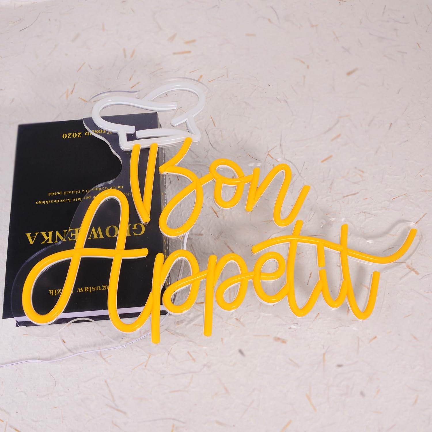 Неоновая вывеска «Bon Appetit» – обзор и цена Lighting Decoration For Home