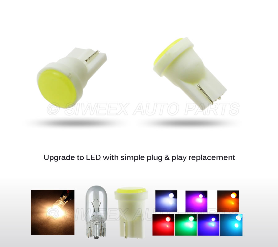 10 шт. T10 W5W салон автомобил – обзор и цена Colour Changing Bulb
