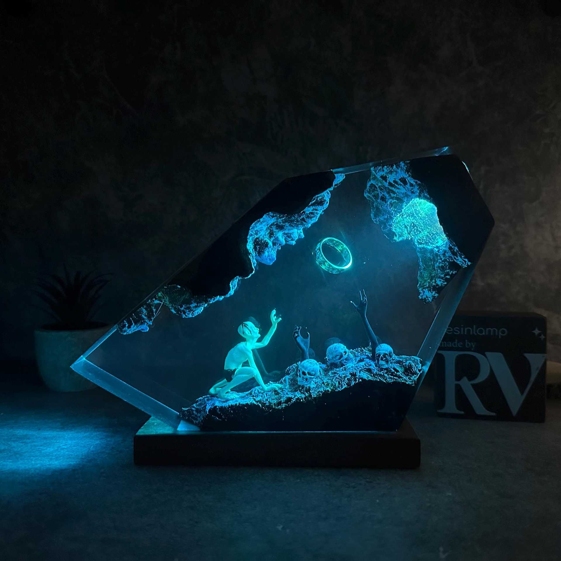 Кольцо Голлума из смолы, светя – обзор и цена Lighting World Decor