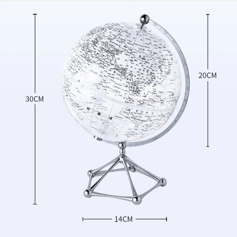 Светящийся LED-глобус, Прозрач – обзор и цена Lighting World Decor